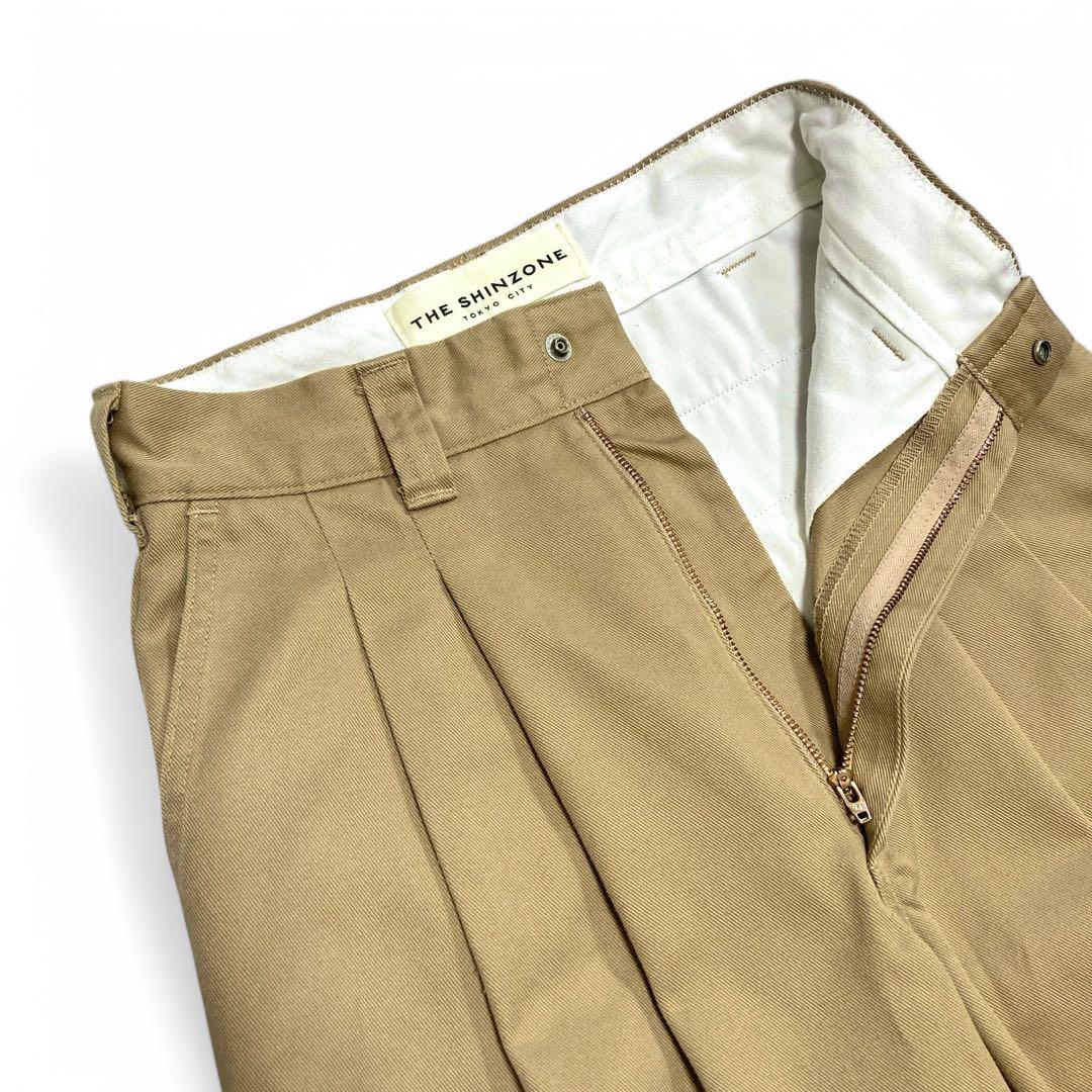 【限定】THE SHINZONE Bshop別注 トムボーイパンツ ベージュ34
