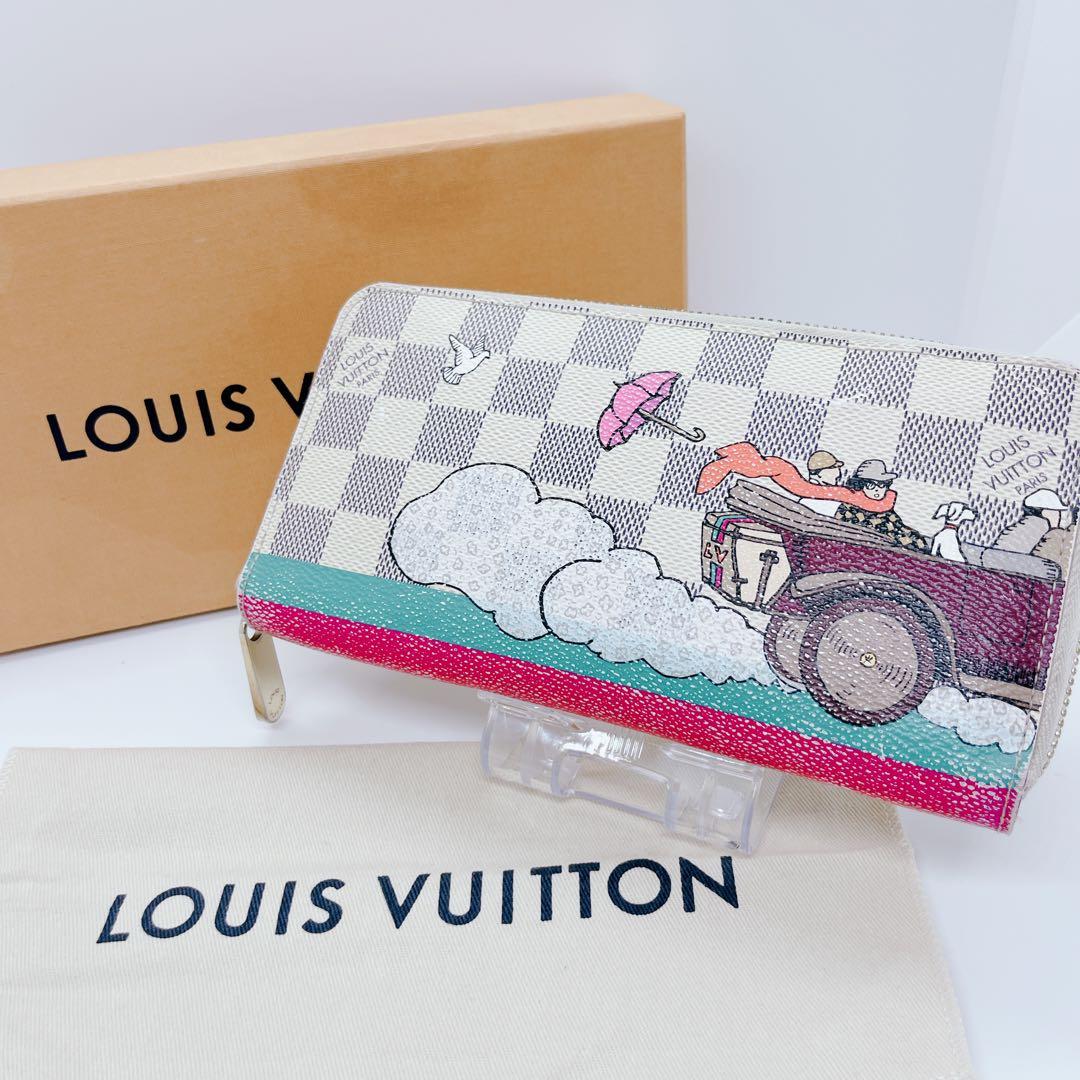 ✨稀少✨LOUIS VUITTON 長財布 ダミエアズール ジッピー 絵柄付き