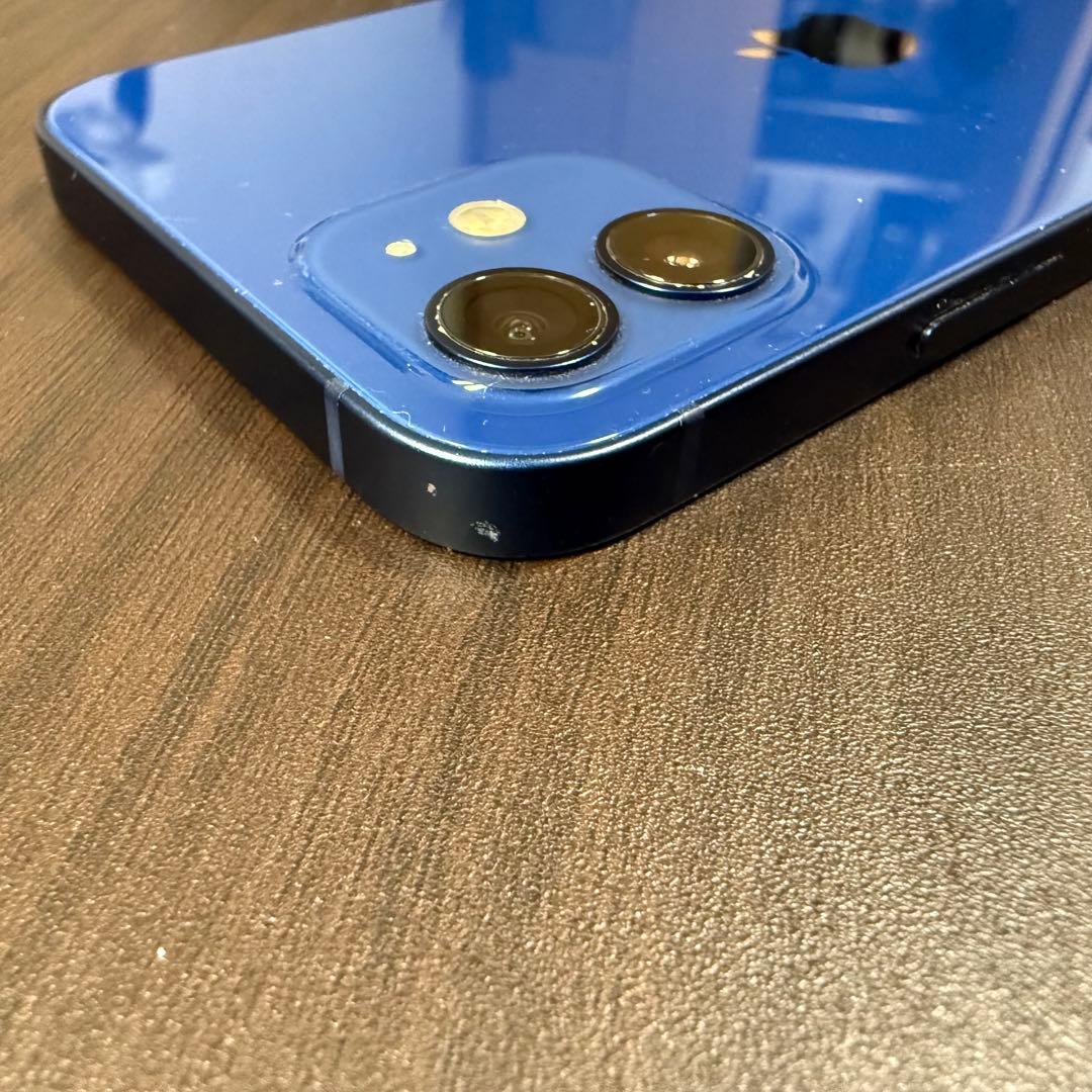 iPhone12 64GB ブルー 化粧箱　ケーブル　おまけ付き