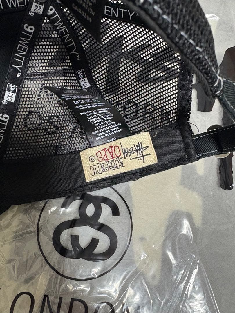 stussy newera メッシュキャップ