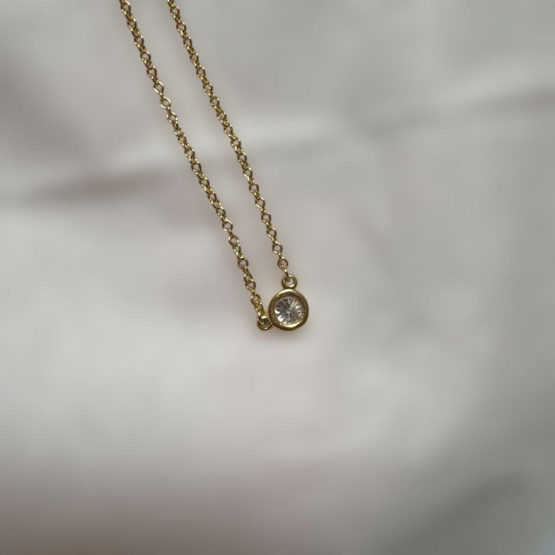 ティファニー ダイヤモンドバイザヤード イエローゴールド