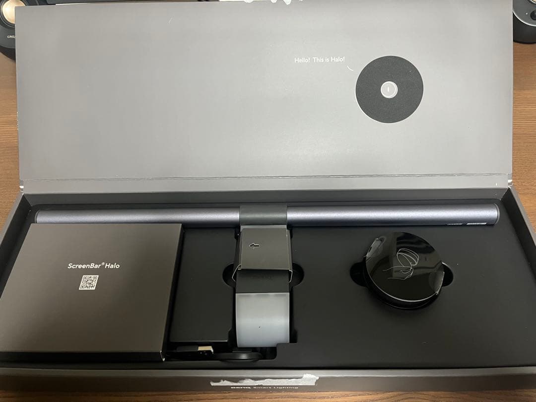 未使用品】BenQ ScreenBar Halo リモコンフィルム付