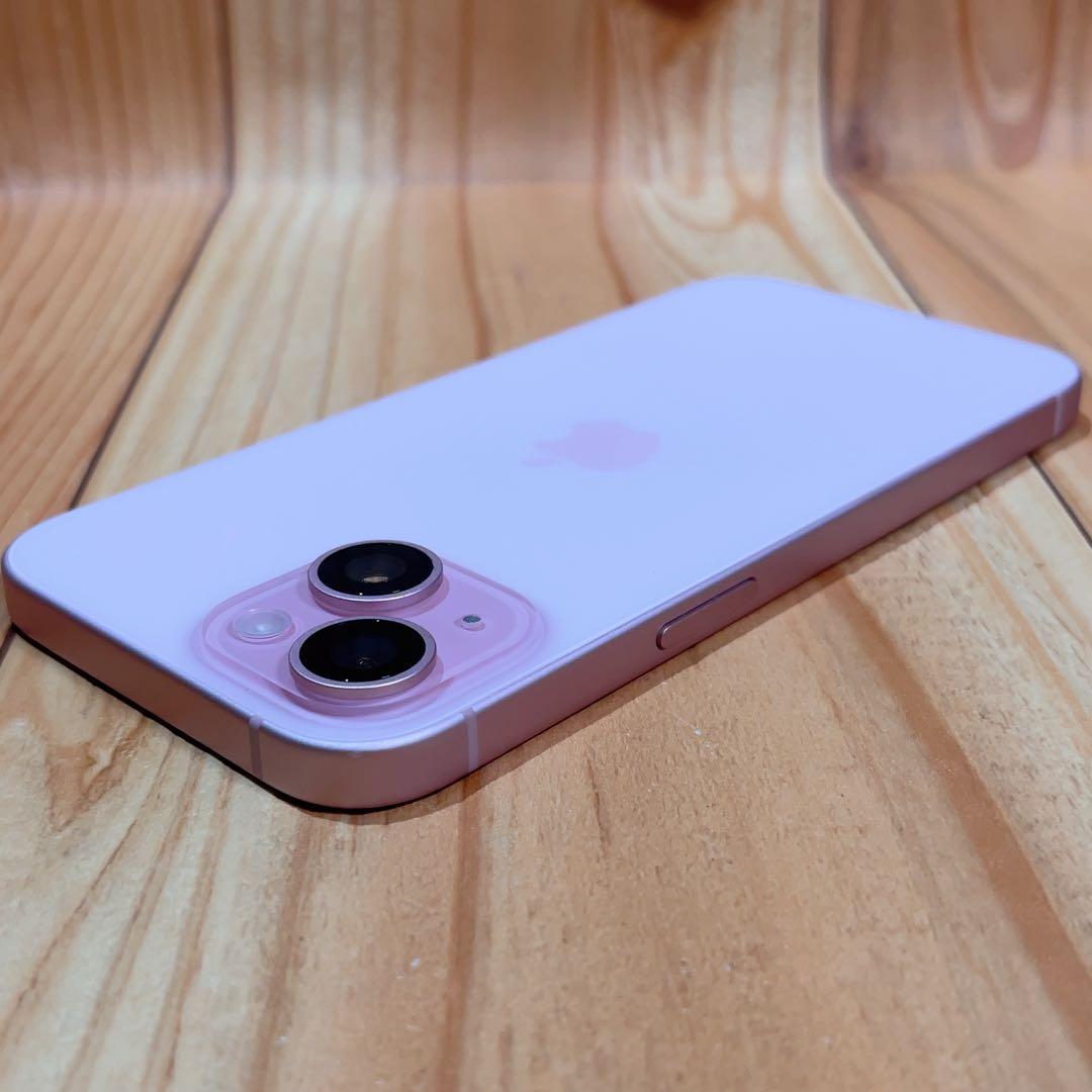 SIMフリー 本体 iPhone 15 128 GB 612 ピンク 電池良好