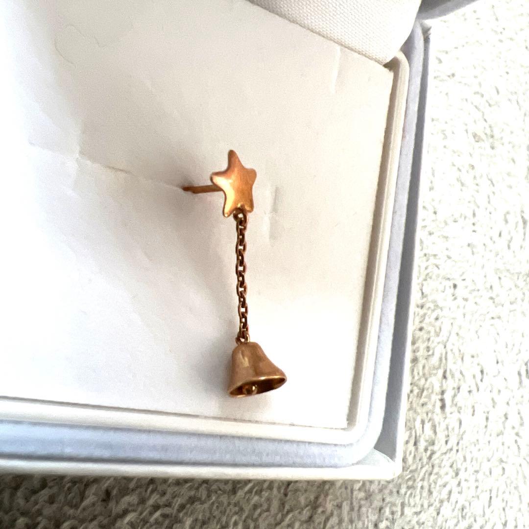 #18金#ピアス#スターカット#片方