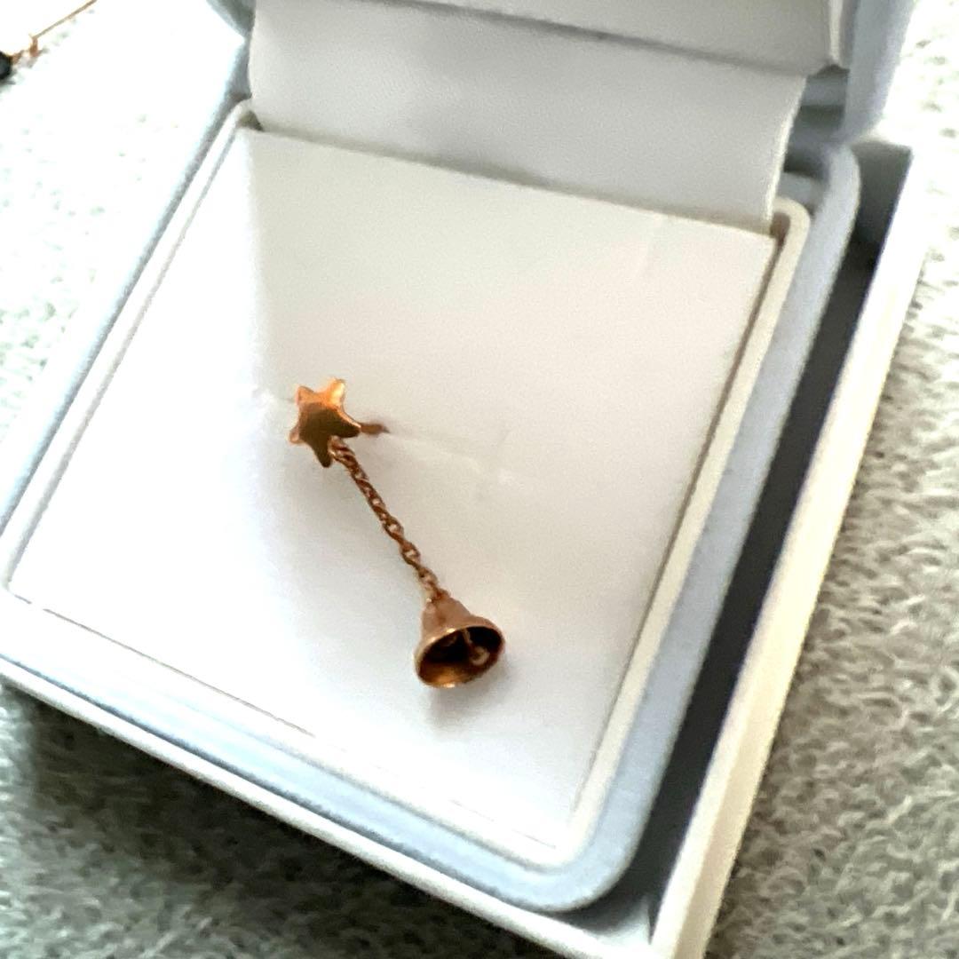 #18金#ピアス#スターカット#片方