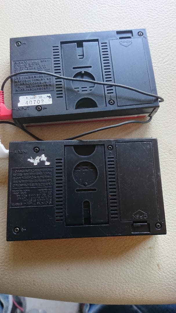 ソニースピーカーでレトロです。