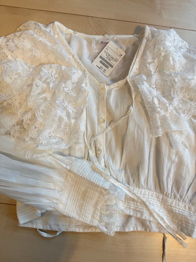 新品 フリーダ インド レースブラウス ＆ レイヤード ヒップスカーフ