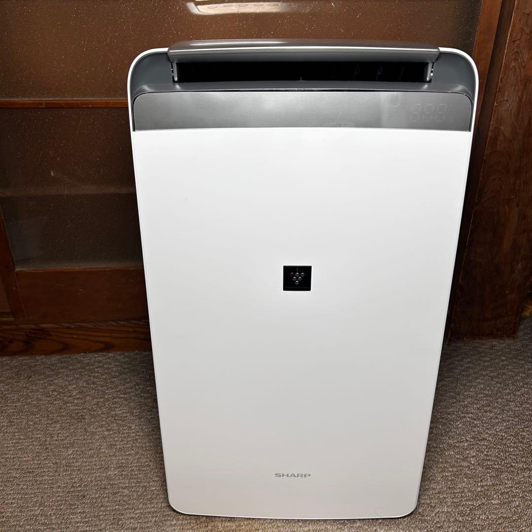 美品 シャープ コンプレッサー方式 除湿機 衣類乾燥 CV-P180-W