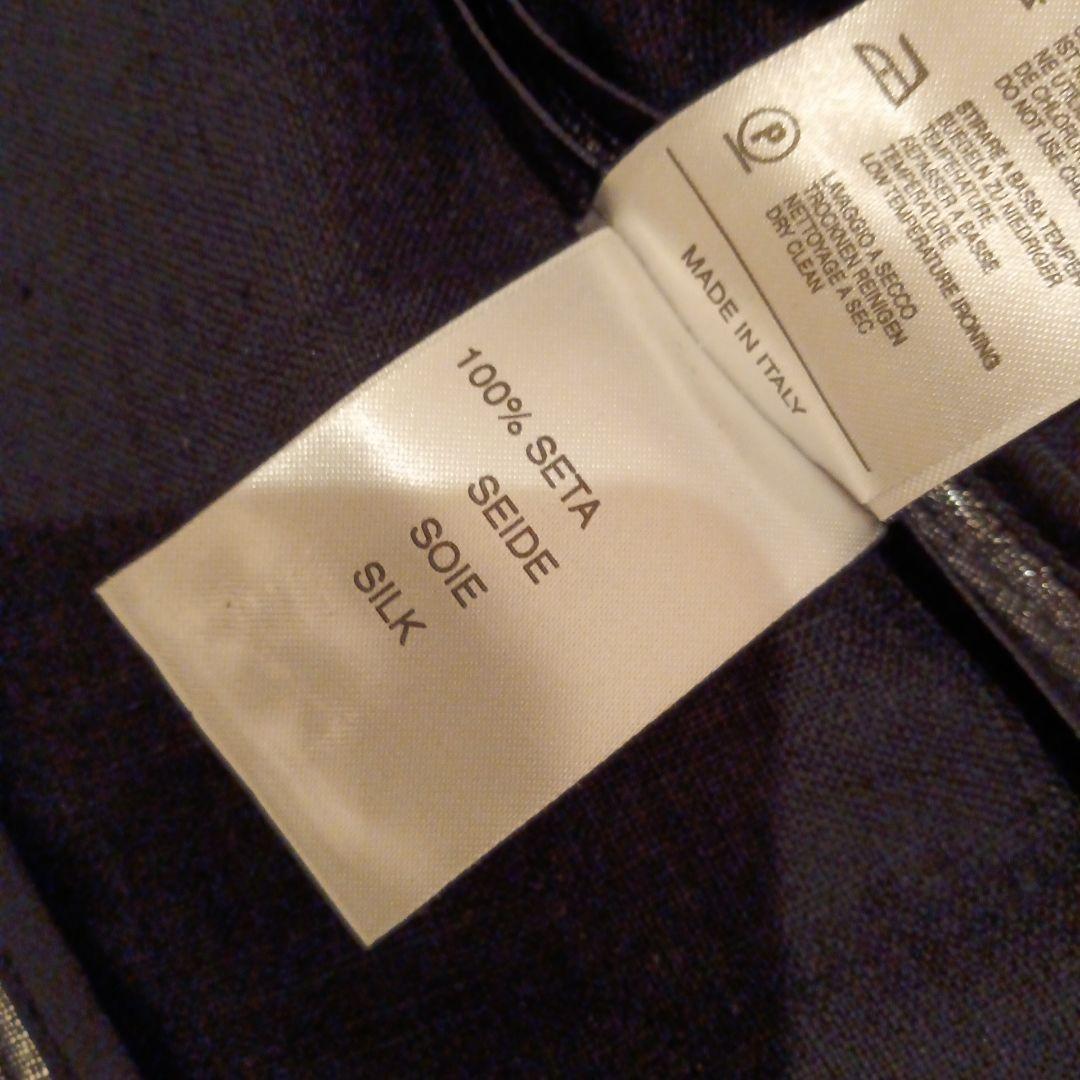 Blumarine メタリックシルバー テーラードジャケット