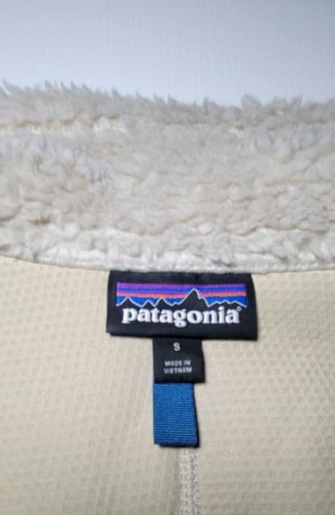 パタゴニア　レトロXベスト　Sサイズ　ベージュxネイビー