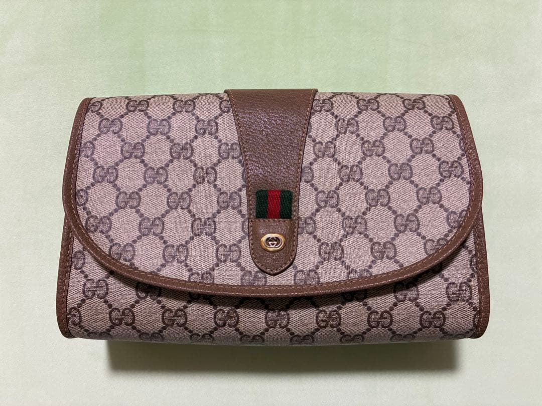 GUCCI オールドグッチ シェリーライン クラッチバッグ