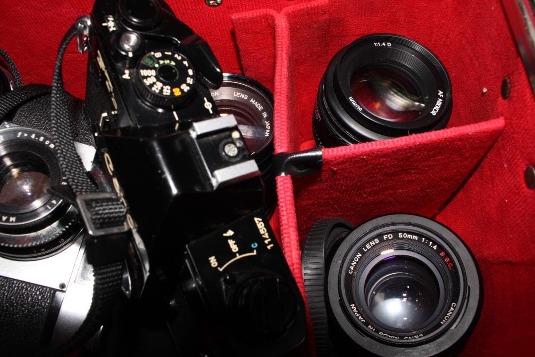 カメラまとめ　CANON PENTAX NIKON ケース付き