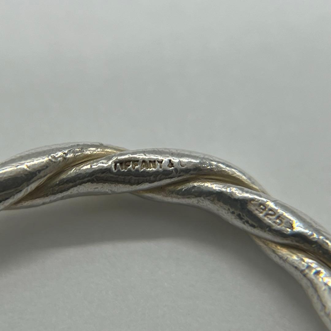 ティファニー TIFFANY ツイストキーリング SV925 ヴィンテージ 希少