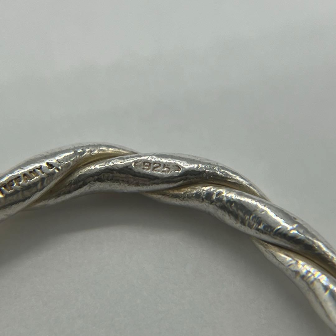 ティファニー TIFFANY ツイストキーリング SV925 ヴィンテージ 希少