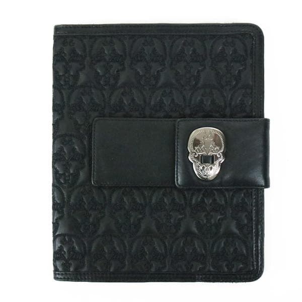 新品 トーマスワイルド タブレットケース LOT1582 レザー 羊革 スカル柄