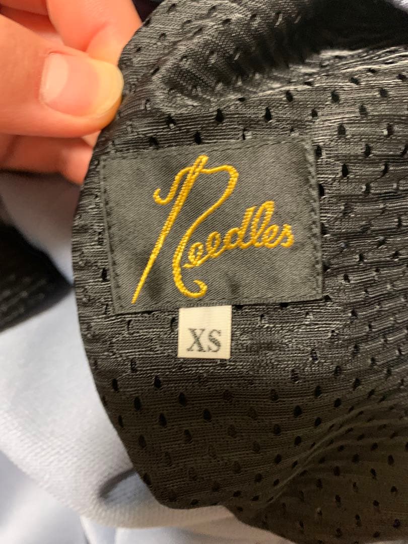 正規品 22ss Needlesトラックフレアパンツ ジャージ サックスブルー