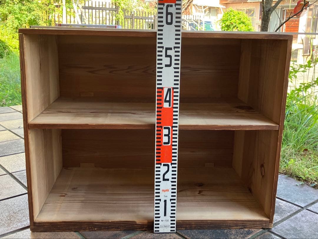 古い家具 和箪笥 木製タンス 時代物 2段引き出し 古民家 昭和レトロ