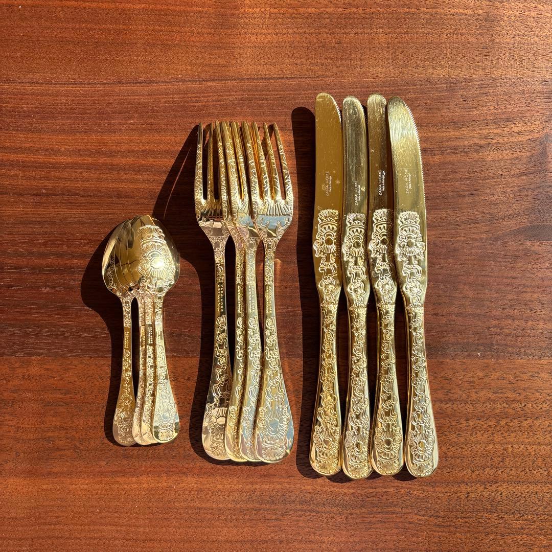 ZARA  カトラリー4セット