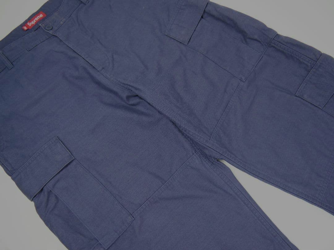 Supreme カーゴパンツ ネイビー 36 ワイド ミリタリー シュプリーム