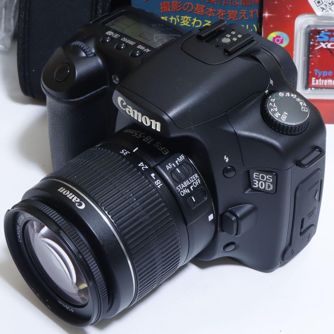 ☆スマホに送れる一眼レフ☆本格入門機!!⭐︎ キャノン EOS 30DISセット♫