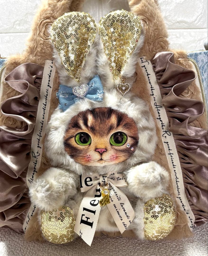 も*❤様 コヤンイサムチョン　サイドファスナーバッグ　ベージュ　サンダちゃん　う