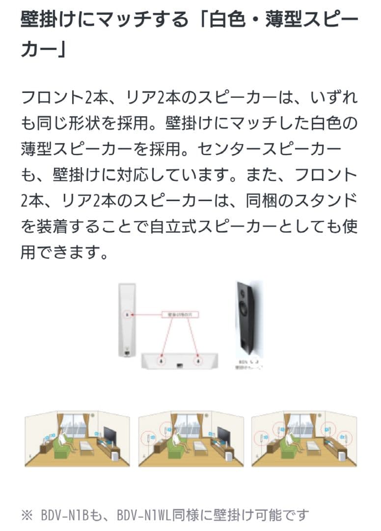 SONY BDV-N1WL/TA-SA400WR5.1chホームシアターシステム