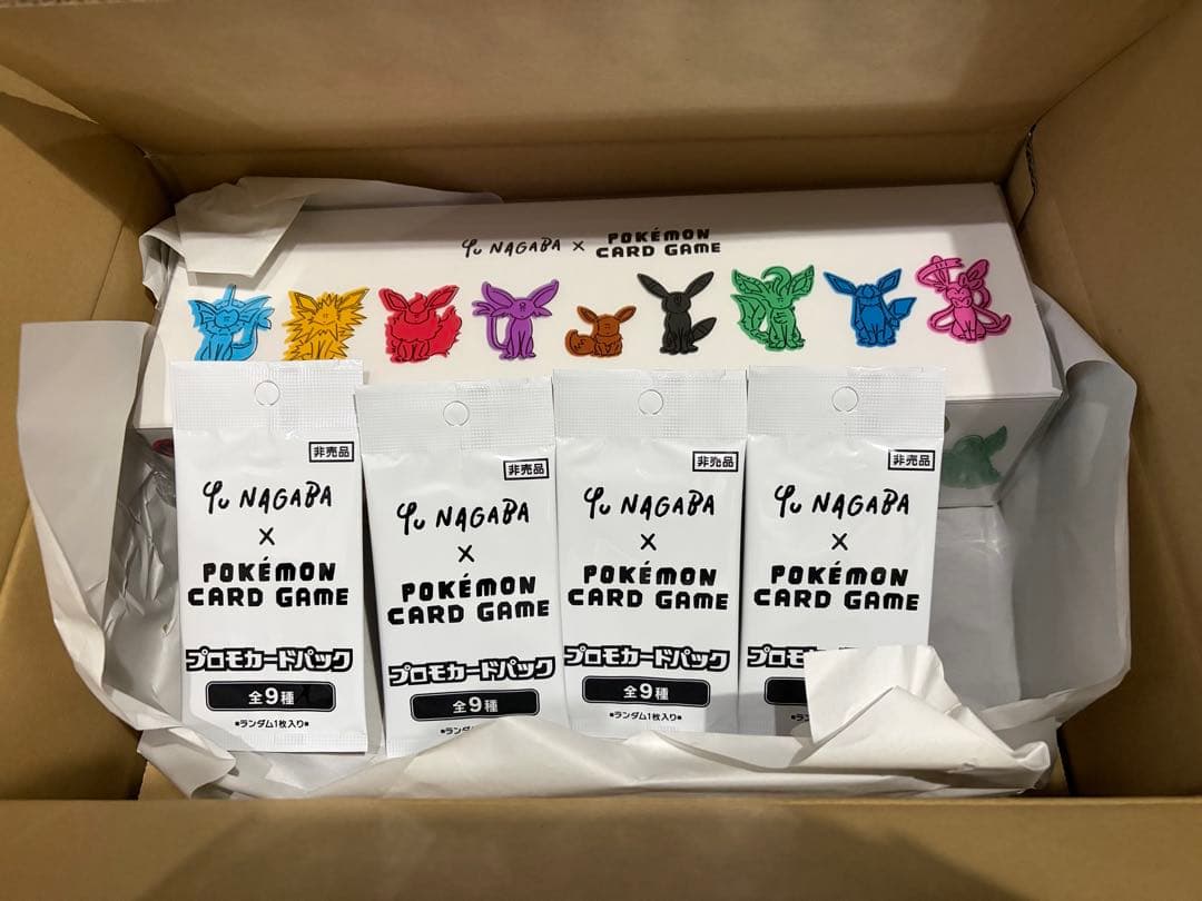 YU NAGABA 長場雄 イーブイスペシャルbox プロモカード4枚付き