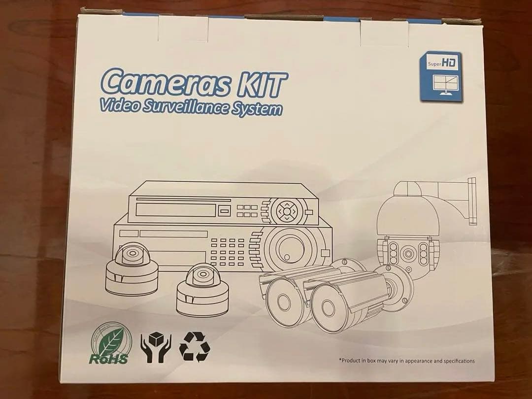 値下げしました　防犯カメラ　セット　新品　Cameras KIT Video