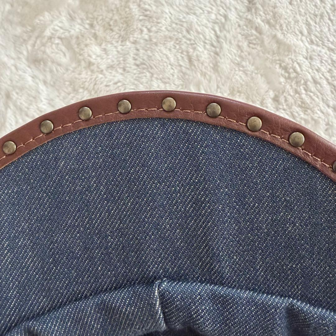 激レア✨極美品 セリーヌ パリマカダム デニムキャスケット トリオンフ 革 L