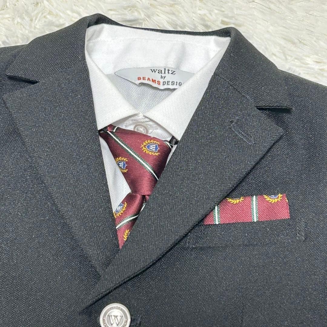 美品　ワルツバイビームスデザイン　フォーマル　キッズ　スーツ　銀ボタン　男の子