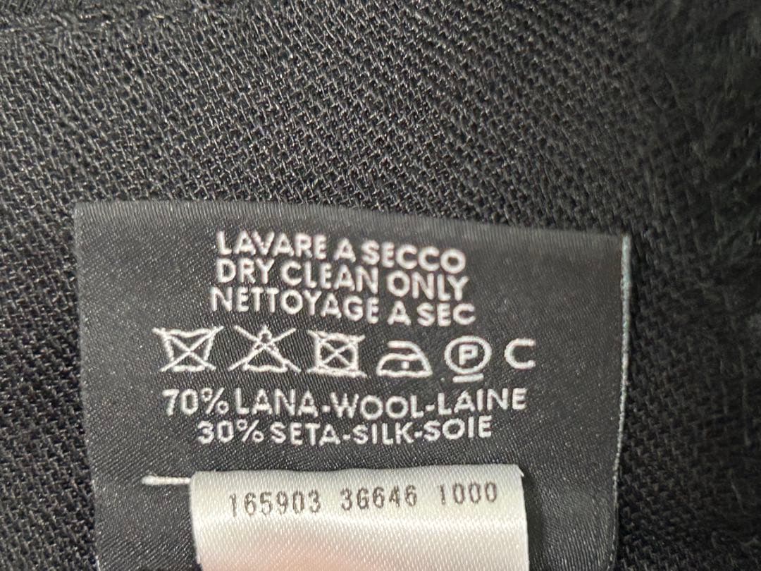 GUCCI GG柄 ストール 大判 ブラック