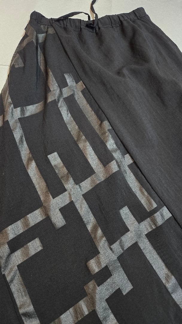 SOU・SOU モスリン 富士2.0 濡羽色×桟