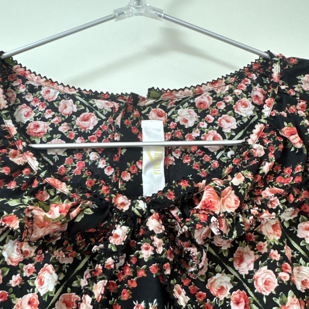 本日限定SALE♡美品 ピンクハウス 薔薇柄ワンピース