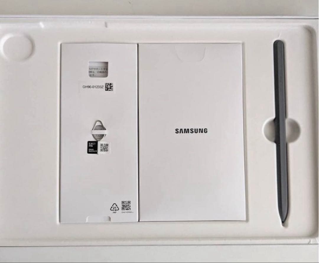 【匿名配送】SAMSUNG Galaxy Tab S9 Fe 箱,Sペン付き