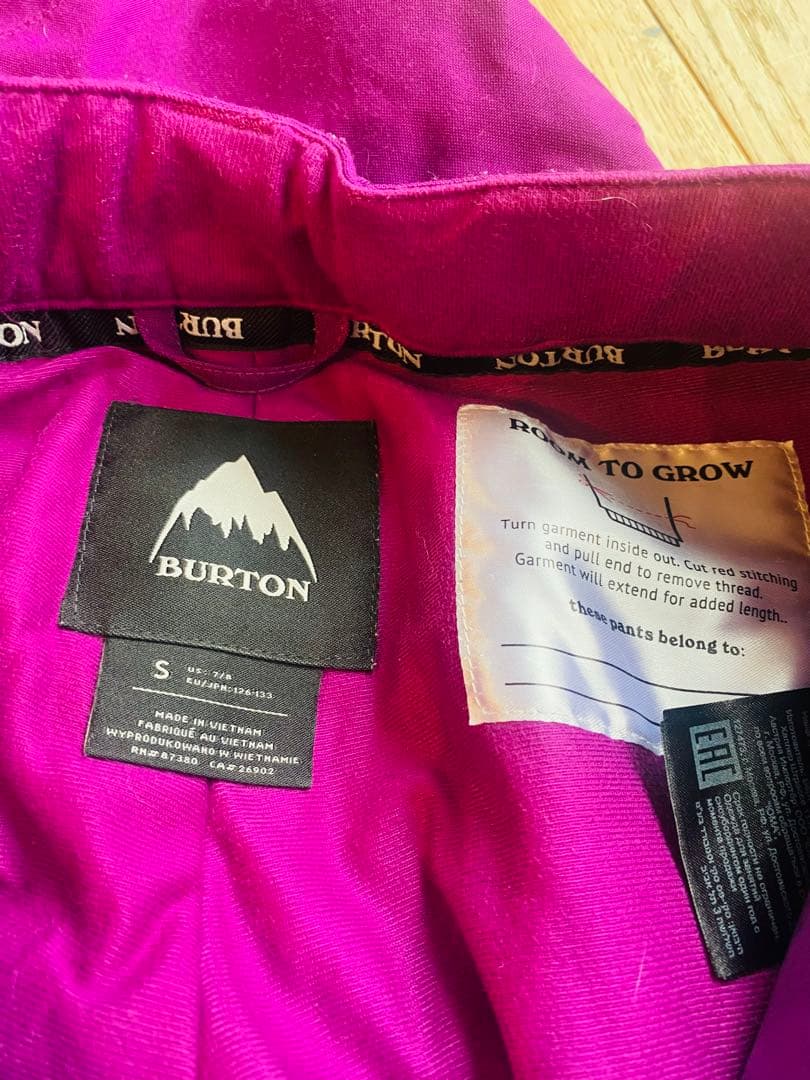 BURTONウェア　キッズ　上M 下S