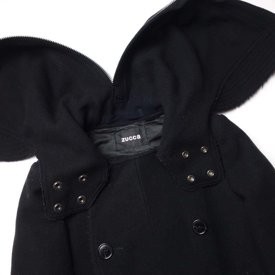 ジャケット・アウター S Zucca Double Breast Wool P Coat N2B