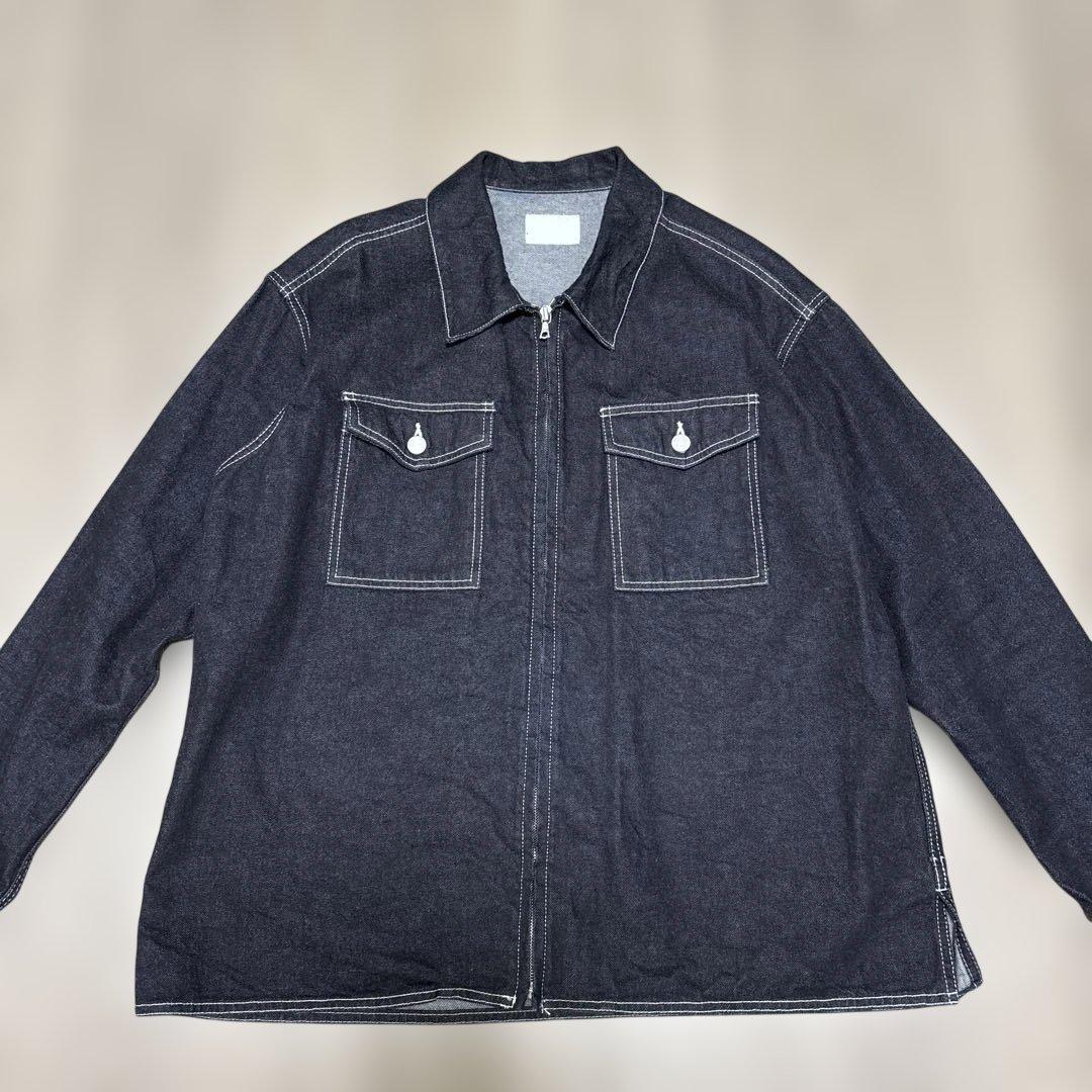 ジャケット・アウター SOPHNET. DENIM DRIZZLER JACKET INDIGO/XL