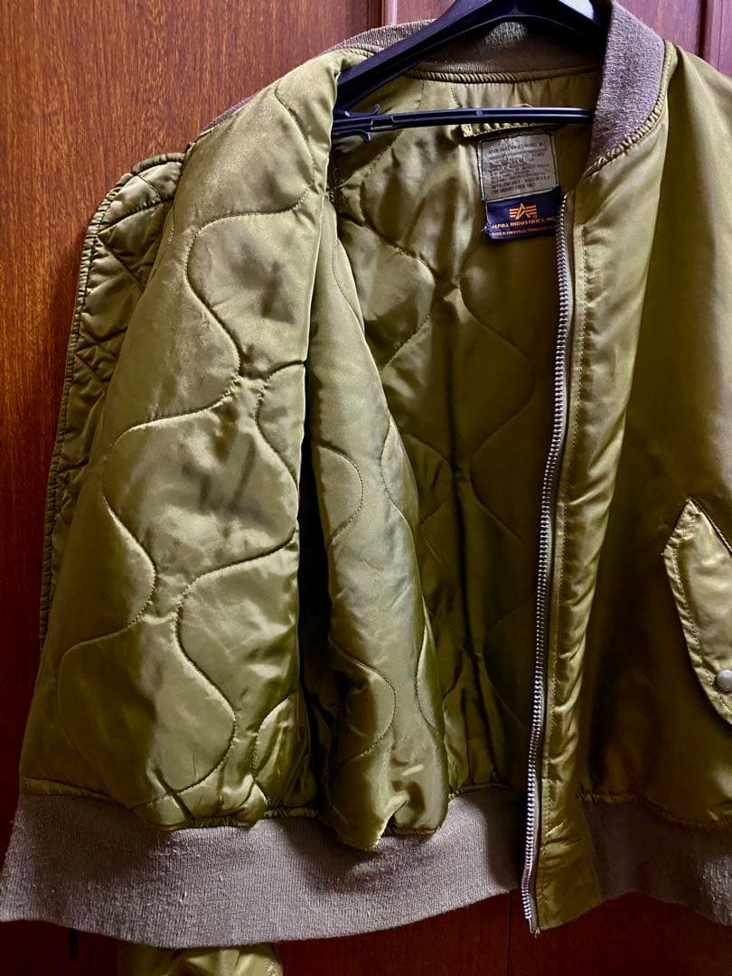 アルファ　MA-1 USA製 ALPHA ヴィンテージ　XL 82790 当時物