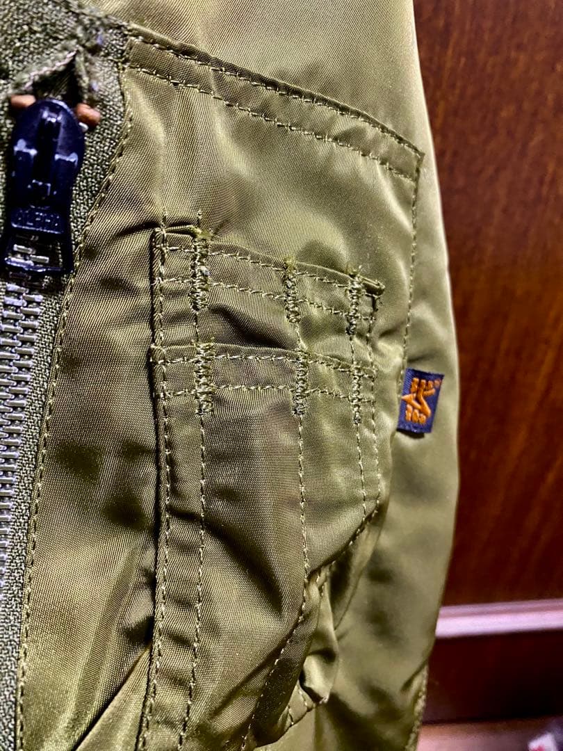 アルファ　MA-1 USA製 ALPHA ヴィンテージ　XL 82790 当時物