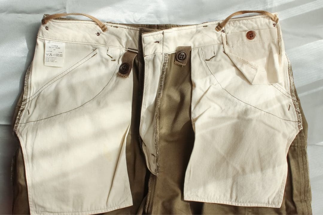 美品 極太 M51 Jhonbull製 ミリタリーカーゴパンツワイド 米軍 復刻