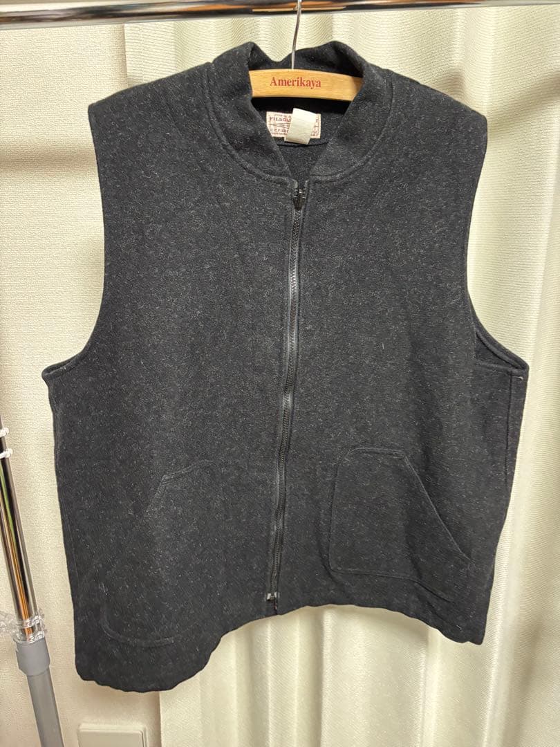 Filson ヴァージンウール ベスト XXL ダークグレー