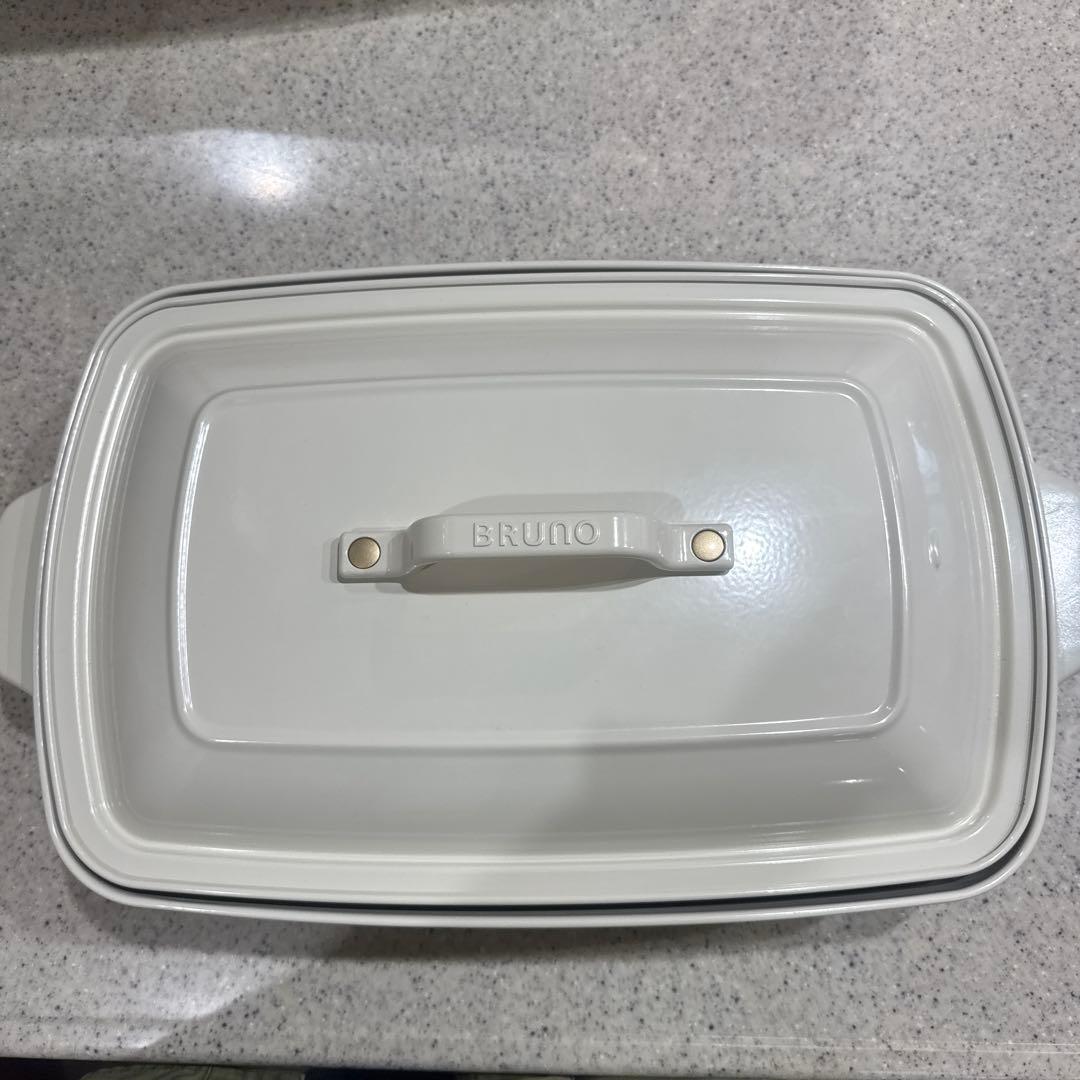 短時間一回のみ使用！ブルーノ　グランデ　4点セット！深鍋、グリル　たこ焼き