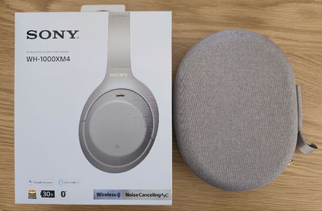 SONY WH-1000XM4 ワイヤレスヘッドホン グレー