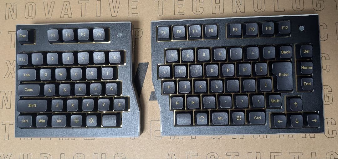 Waffree 分割式キーボード ワイヤレス 日本語配列