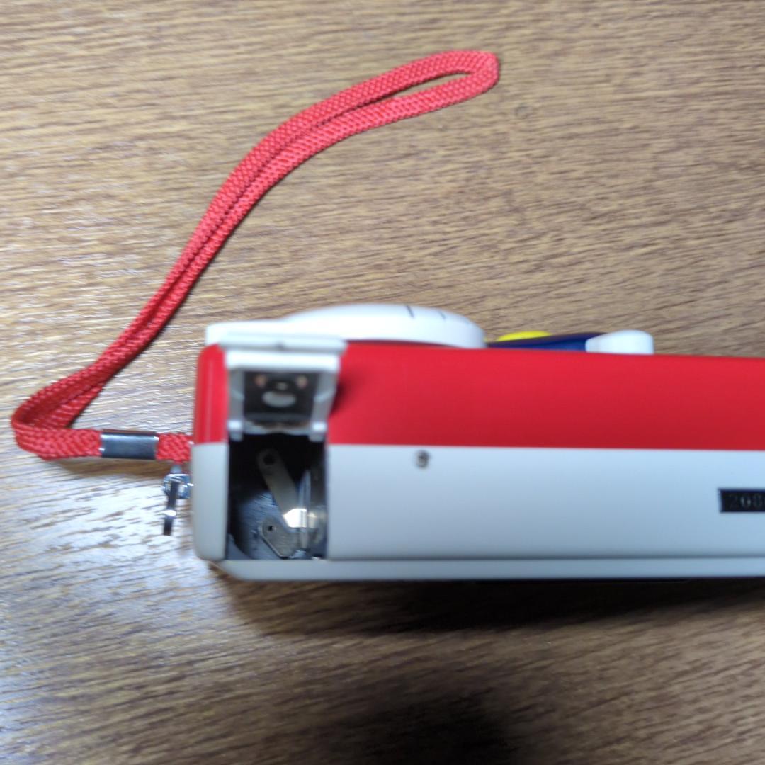 ハローキティ【レア美品】トイカメラ/ 赤と白/ 専用ソフトケース&ストラップ付き