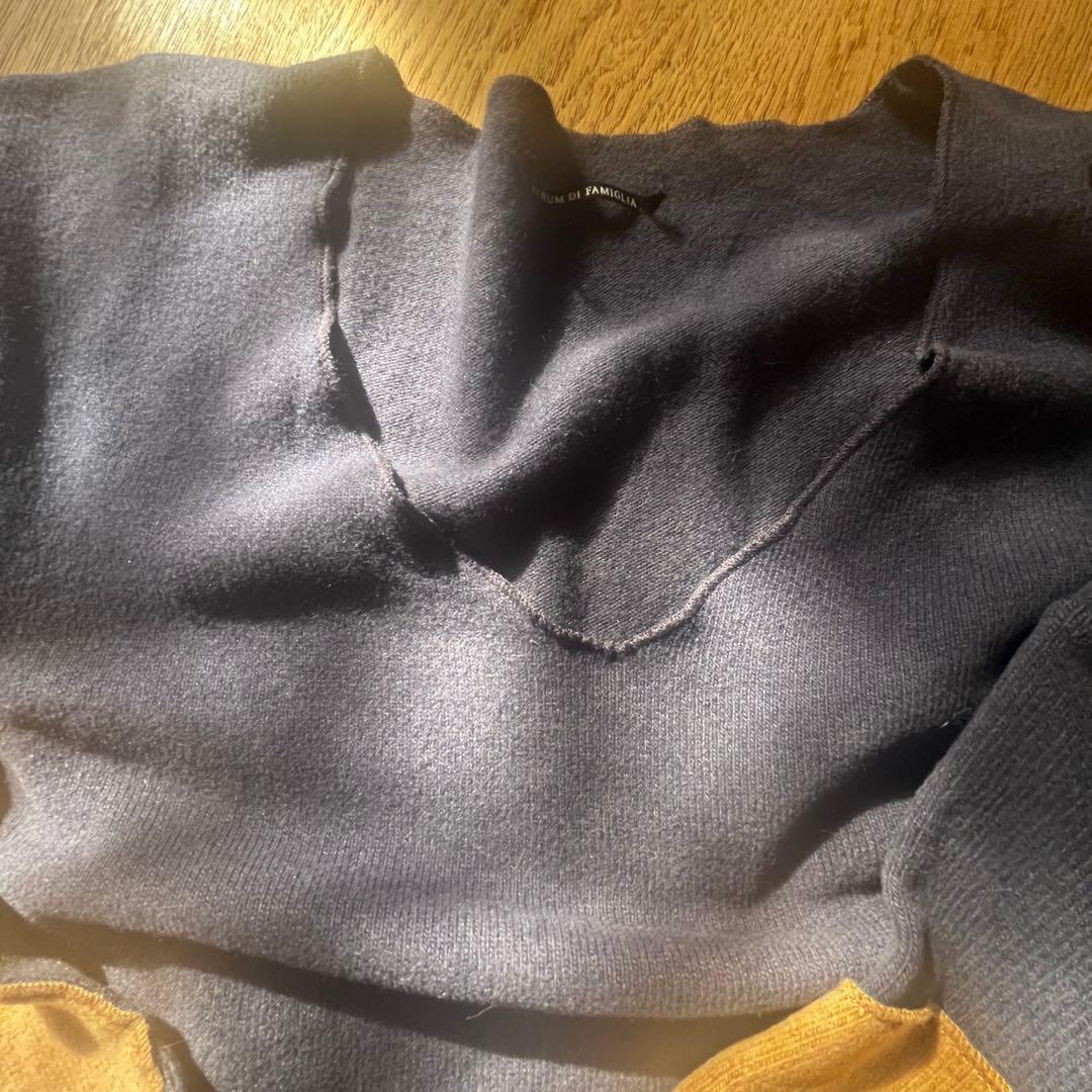 ［美品］album di famiglia Vネック長袖カットソー