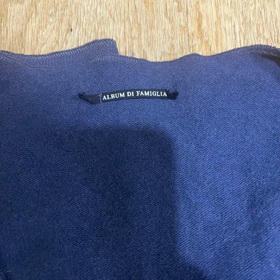 ［美品］album di famiglia Vネック長袖カットソー