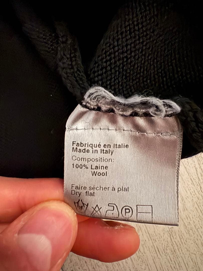 Dior Homme 06aw Vネック カーディガン ブラック