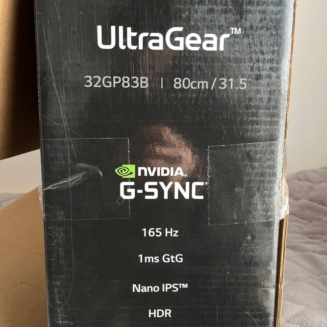 ディスプレイ・モニター本体 WQHD/IPS/165Hz/HDR LG UltraGear 32GP83B