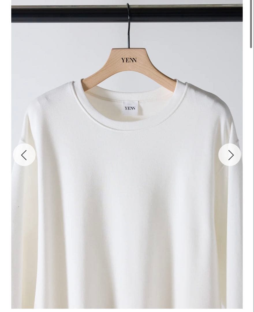 トップス YENN BALLOON TUNIC PO White